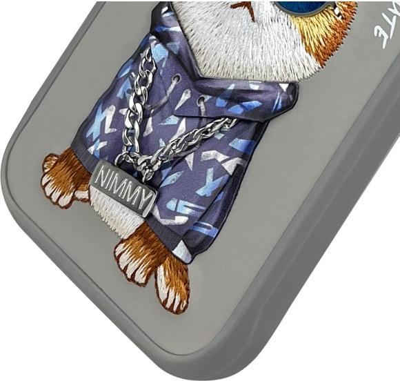 Image du produit Nimmy case iPhone 16 Pro 6.3" gray Glasses Cool Cat (Apple iPhone 16 Pro)