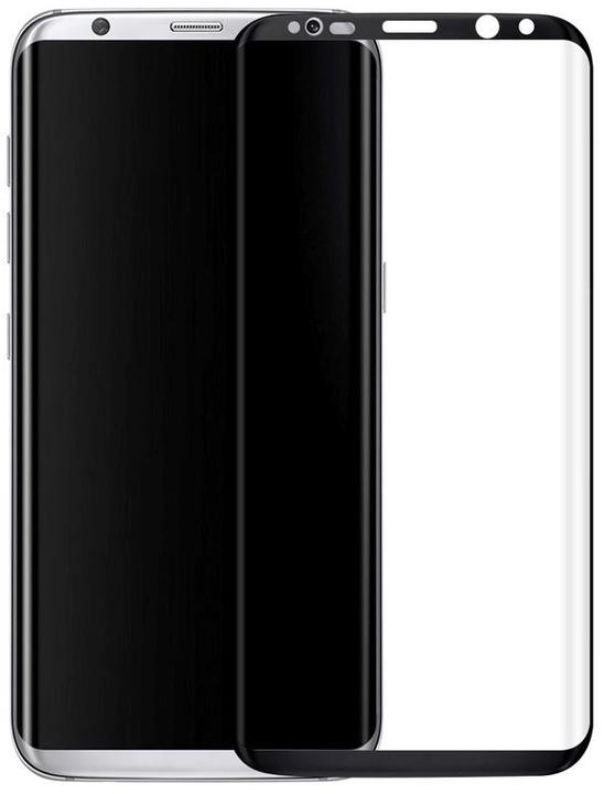 Immagine prodotto PhoneLook Vetro temperato 3D Vitre de protection d'écran intégrale verre trempé avec bords noirs (1 Pezzo/i, Samsung Galaxy S8+)