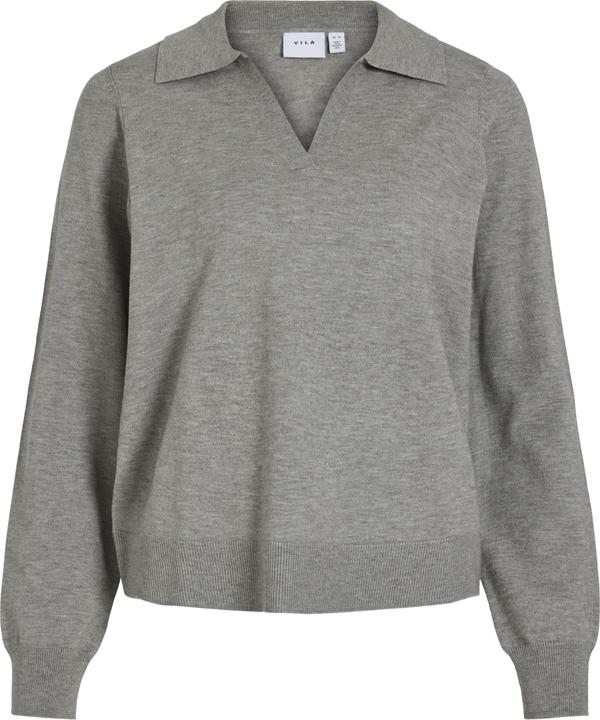 Vila Split Collar Strickpullover