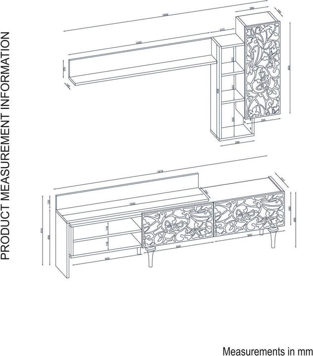 Immagine prodotto Hanah Home Seth (170 x 80 x 20 cm)