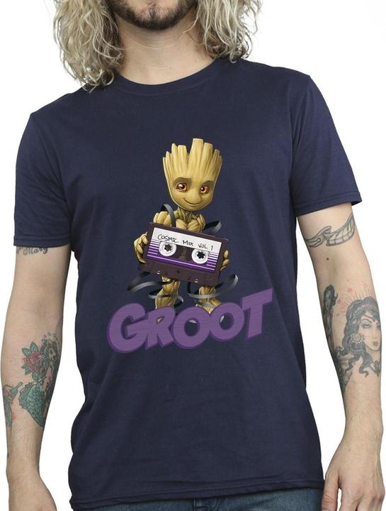 Immagine prodotto Guardians of the Galaxy Groot Casette Maglietta Uomo (M)