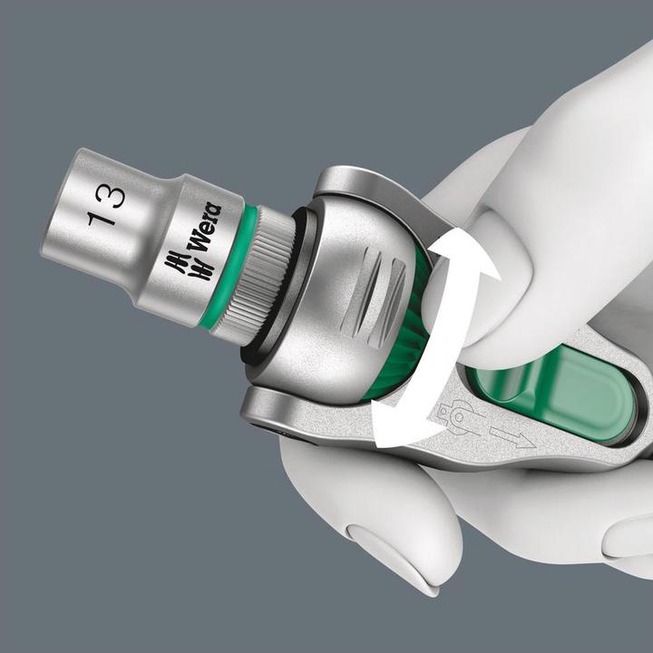 Immagine prodotto Wera 8100 SA 6 Zyklop Speed Ratchet Set (13 mm, 11 mm, 12 mm, 10 mm)