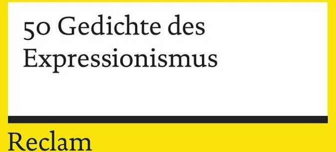 Produktbild 50 Gedichte des Expressionismus (Deutsch, Dietrich Bode, 2019)