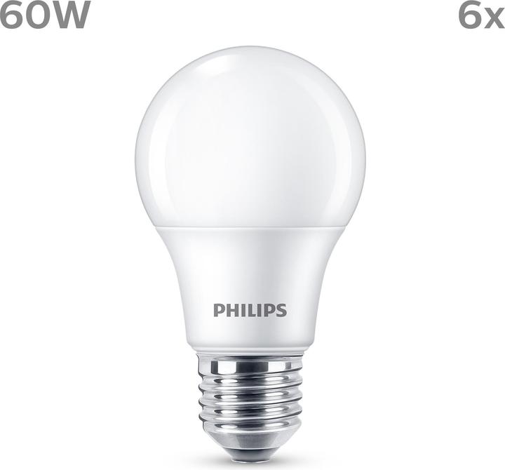 Image du produit Philips Ampoules à LED (E27, 8 W, 806 lm, 6 x, F)