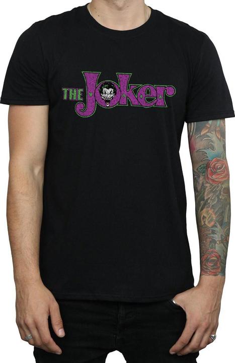 Actual product image Mens The Joker Crackle Logo T-Shirt (L)