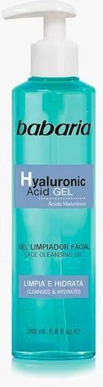 Babaria Gel Limpiador Facial Acido Hialuronico 200 ml (Gel, 200 ml)