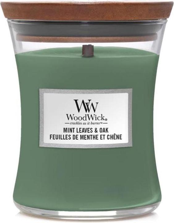 Actual product image WoodWick Mint Leaves & Oak (275 g)
