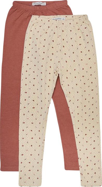 Minymo Kid's Sweat Leggings with AOP (2-Pack)