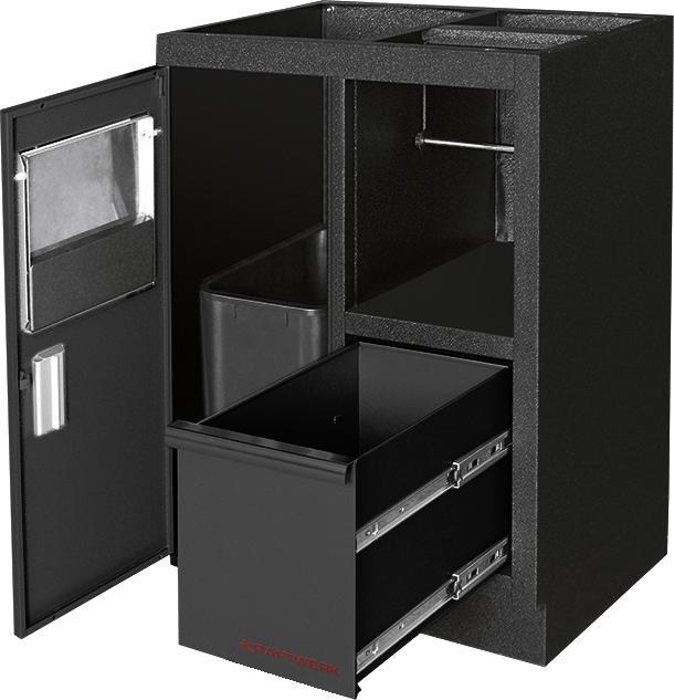 Produktbild Kraftwerk Mobilio BLK Komplett-Kombi Lochwand (363.50 cm, 200 cm)