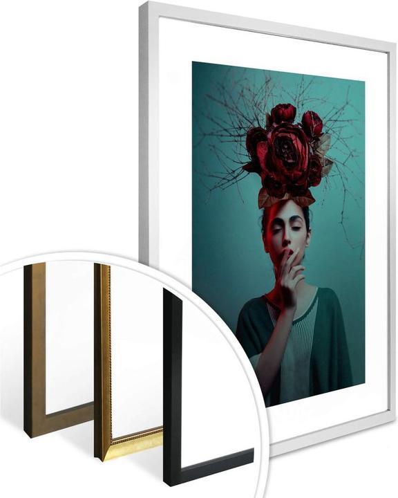 Actual product image Trenddeko Flowers in hair (24 x 30 cm)