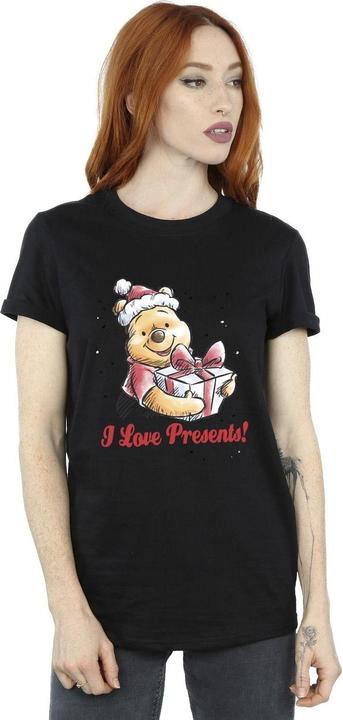 Actual product image Disney Womens/Ladies Winnie The Pooh Love Presents Cotton Boyfriend T-Shirt (XL)