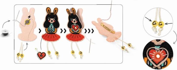 Image du produit Djeco Factory textile Bunny girl