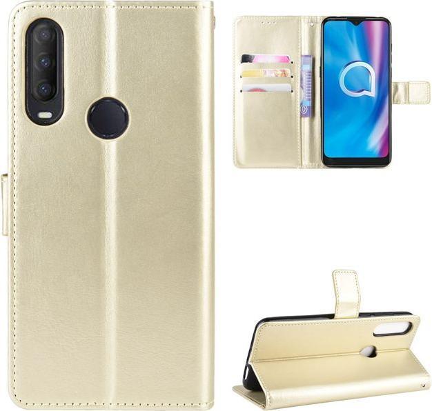 Actual product image MU Classic Crazy Horse III Leather Bookcover Series (1S (2020), Alcatel 3X (2020))