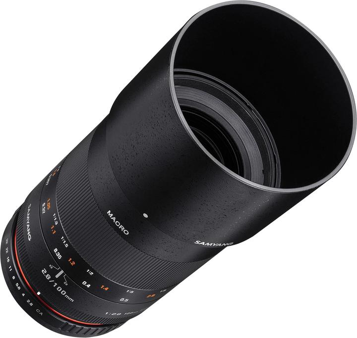 Actual product image Samyang 100mm f/2.8 ED UMC, Sony E (Sony E, full size, APS-C / DX)