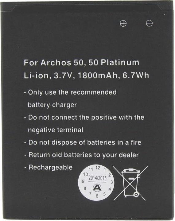 Produktbild AccuCell Akku für den Archos 50, 50 Platinum Akku AC50PL