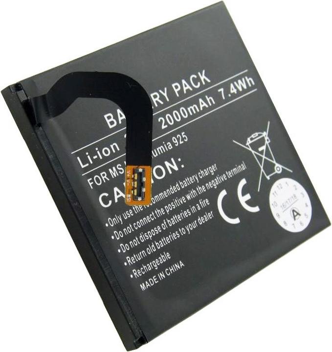 Actual product image Microsoft Akku Lumia 925, Nokia Lumia 925, Akku BL-4YW
