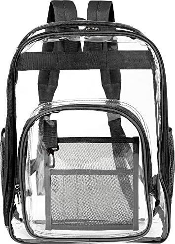 Produktbild Only-Bags.Store Rucksack Klarer Rucksack Kunststoff Schulrucksack Transparenter Rucksack Klarer Rucksack Kunststoff