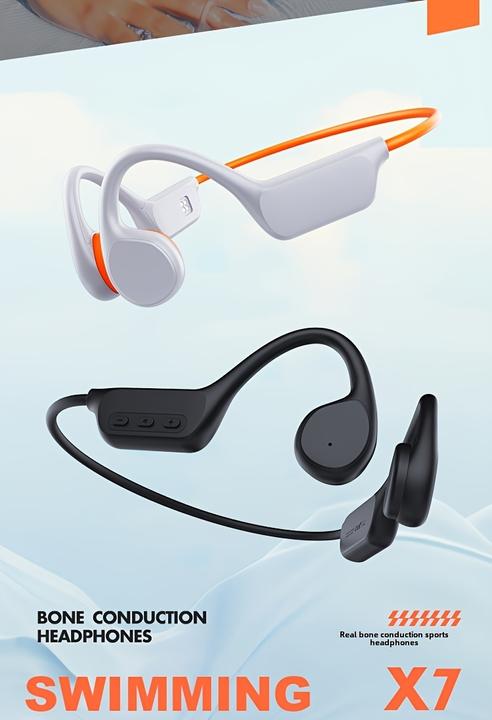 Immagine prodotto PhoneLook Bluetooth 5.4 Wasserdichte kabellose Knochenleitungs-Kopfhörer für Sport und Schwimmen mit 32 GB int (Senza fili)