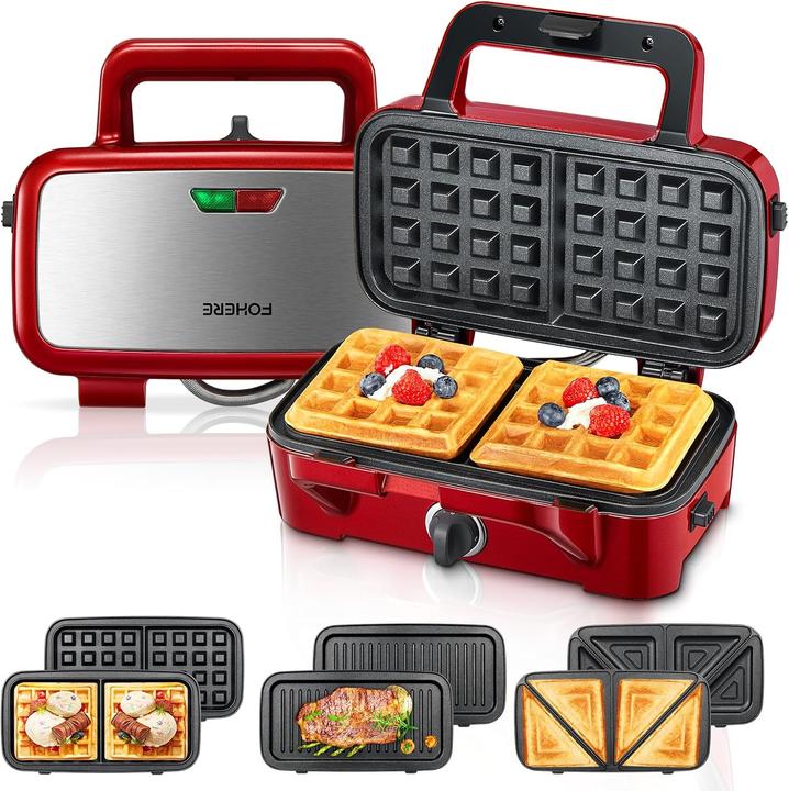 Actual product image Fohere 3 in 1 sandwich maker