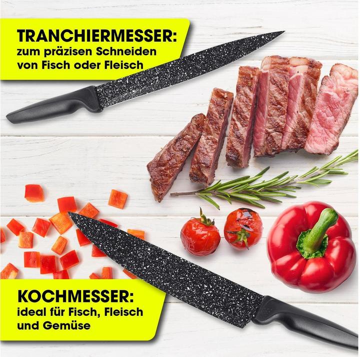 Actual product image Gourmetmaxx Knife set with peeler 6 pieces