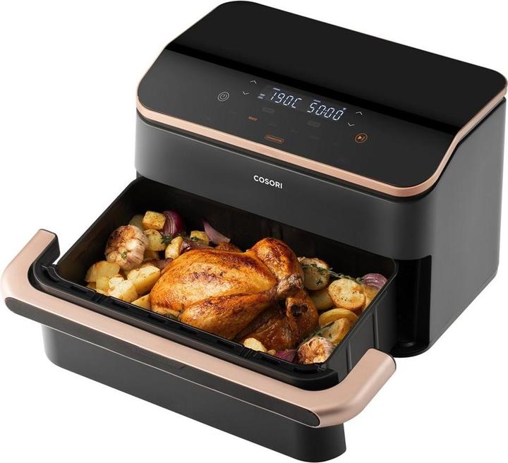 Produktbild Cosori TWINFRY Airfryer - xxl Hot Air Fryse 10 Liter - 2 Mahlzeiten gleichzeitig zubereitenTeiler- 6