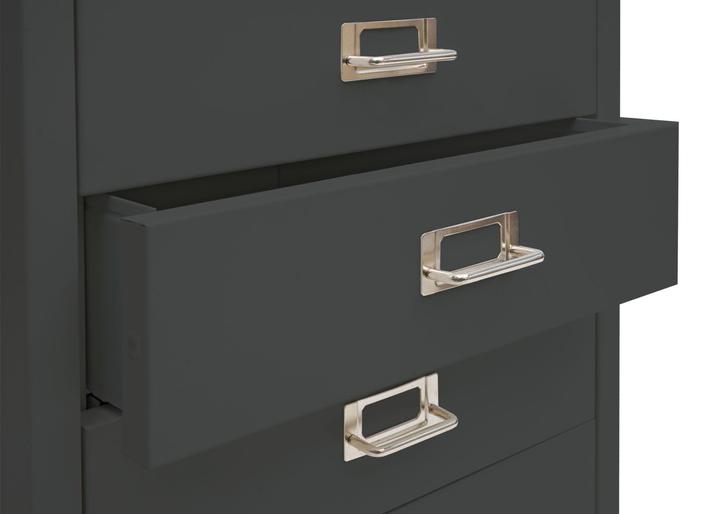 Image du produit Mendler Caisson roulant HWC-L49, métal 75x40x41cm 6 tiroirs, gris foncé