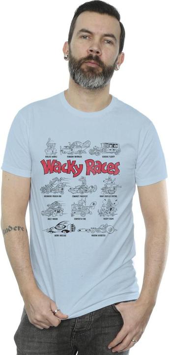 Actual product image Universal Textiles Mens Car Lineup T-Shirt (M)