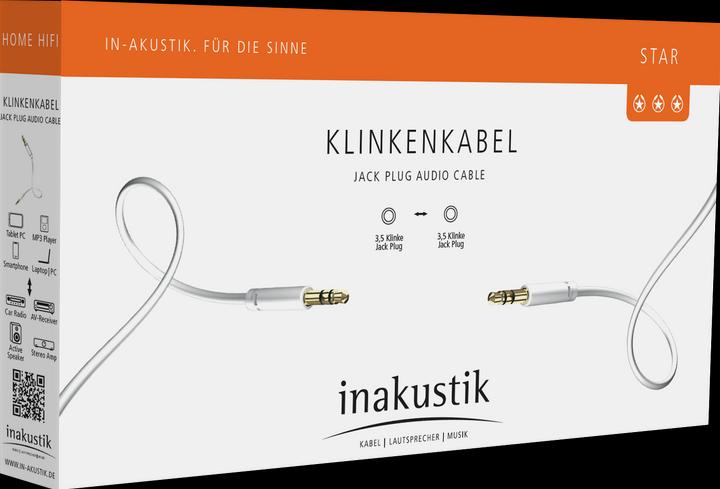 Produktbild Inakustik STAR MP3 3.5mm Stereo-Klinken Anschlusskabel (1.50 m, 3.5mm Klinke (AUX))