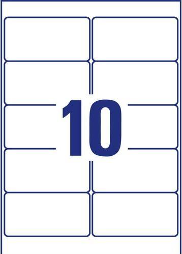 Actual product image Avery Universal labels