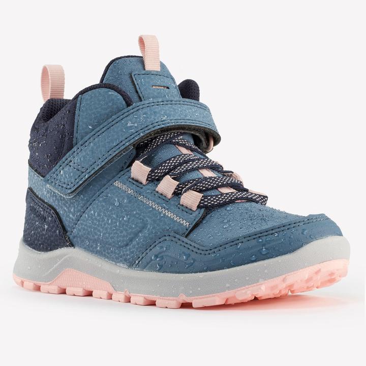 Produktbild Quechua Wanderschuhe Kinder Grösse 28–34 halbhoch Klettverschluss - NH500 blau (31)
