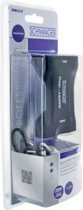 Actual product image Schwaiger HDMI to Scart Connection Converter (Digital -> Analog)