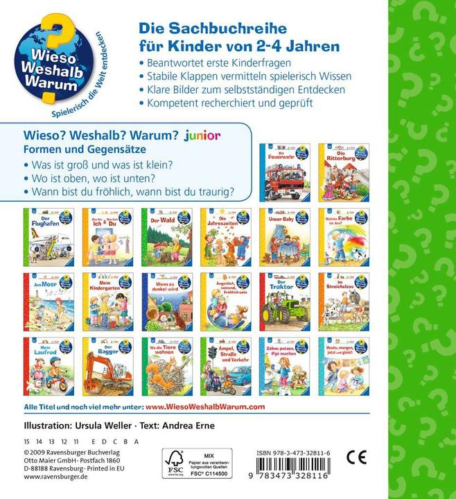 Image du produit Ravensburger Formes et contrastes (Allemand, Andrea Erne, 2012)