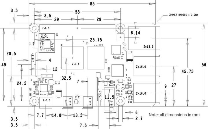 Actual product image Raspberry Pi 4 1G Model B