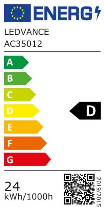 Energie-Label Osram Led Star Classic A (E27, 24 W, 3452 lm, 1 x, D)