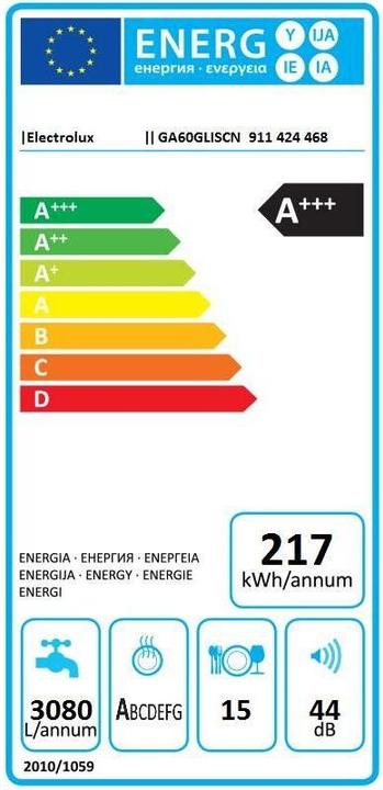 Energie-Label Electrolux GA60GLISCN