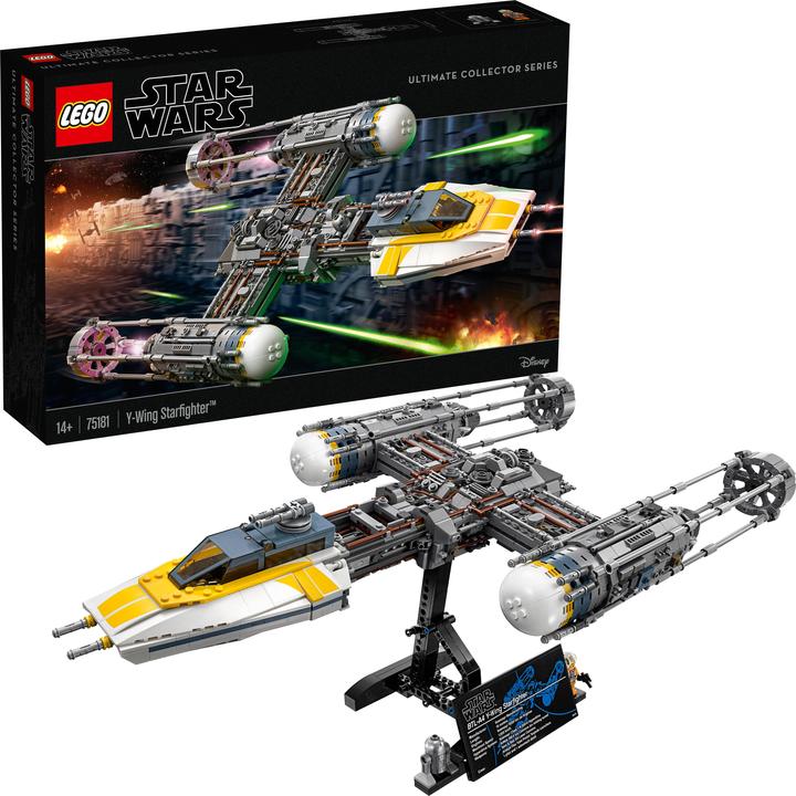 Actual product image LEGO Y-Wing starfighter (75181, LEGO Rare Sets, LEGO Star Wars)