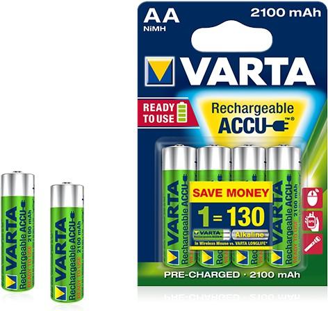 Immagine prodotto Varta Recharge Accu Power (4 pz., AA, 2100 mAh)