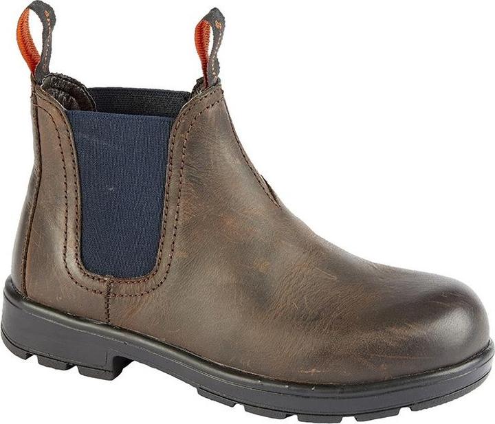 Roamers Jungen Stiefeletten Gewachstes Leder