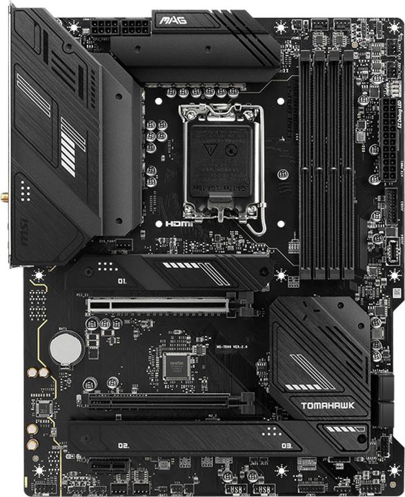 Immagine prodotto MSI MAG B760 TOMAHAWK WIFI (LGA 1700, Intel B760, ATX)