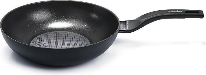 Actual product image Moneta 0003684328 Nova Wok, Aluminium, Black (28 cm, Wok, Aluminium)