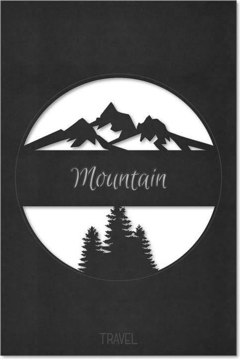Produktbild Trenddeko Travel Mountain (40 x 60 cm)