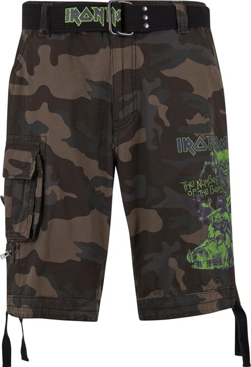 Produktbild Brandit Iron Maiden Savage Shorts The Number of The Beast - 188301 (L)