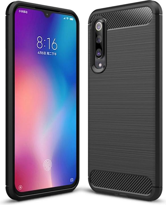Produktbild Screenguard Xiaomi Mi 9 SE Hülle Carbon Brushed Soft TPU (Xiaomi Mi 9 SE)