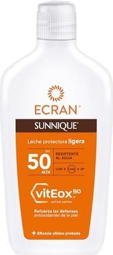 Ecran SUNNIQUE Schutzmilch SPF50 370ml (Sonnenmilch, SPF 50, 370 ml, 370 g)