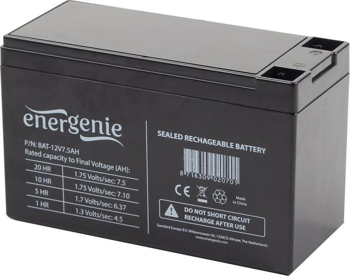Produktbild Gembird BAT-12V7.5AH Wiederaufladbare Batterie / Akku