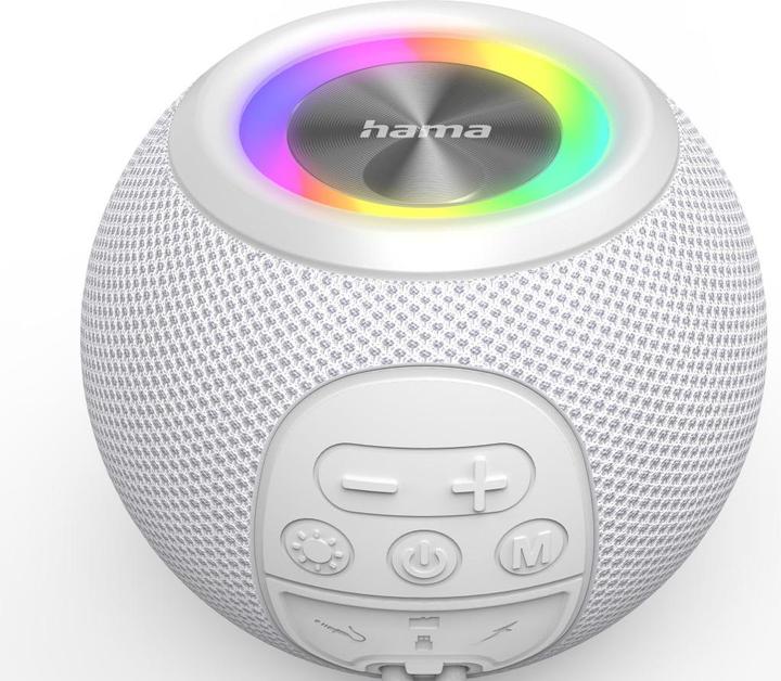 Actual product image Hama Ball Shape Speaker (10 h, Rechargeable battery operated)