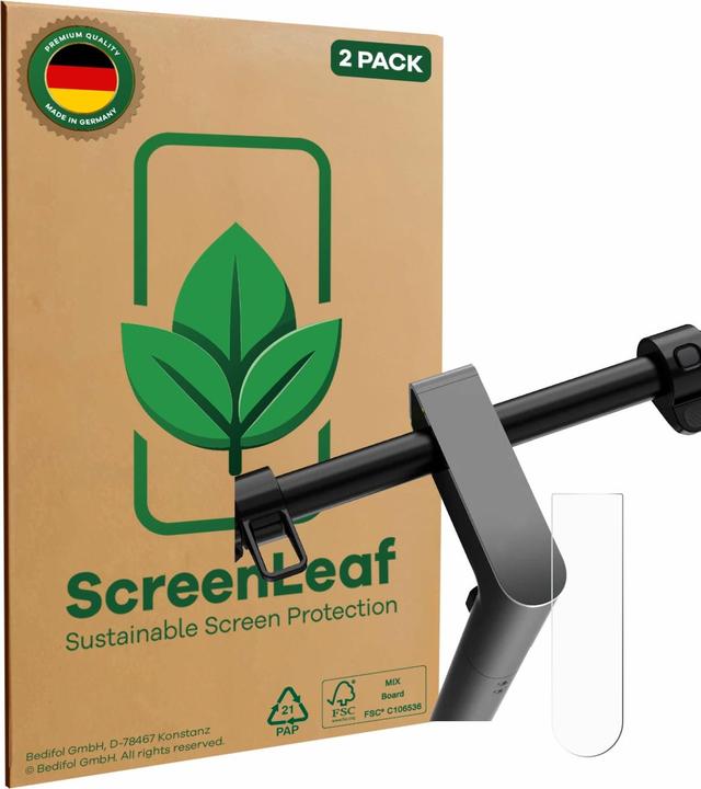 Produktbild ScreenLeaf Schutzfolie nachhaltiger Displayschutz Display Schutz Folie Klar Transparent