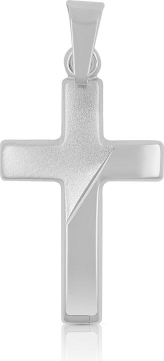 Muau Kreuz (750/18K Weissgold)