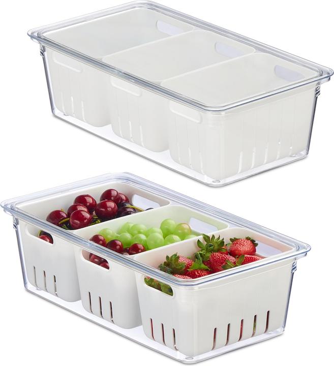Produktbild Relaxdays 2x Kühlschrank-Organizer
