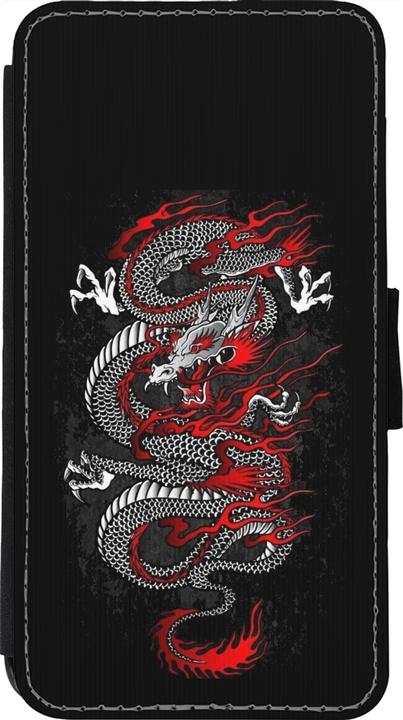 Immagine prodotto PhoneLook Portafoglio Coque noir stile giapponese Dragon Tattoo Rosso Nero (Apple iPhone 11 Pro)